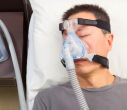 asian man sleeping