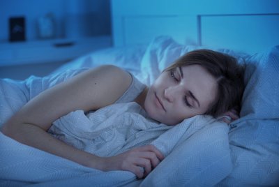 young woman sleeping